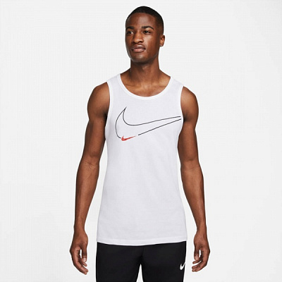 Майка Nike M NK DF TANK 6/1 GFX DM6257-100 р.M білий
