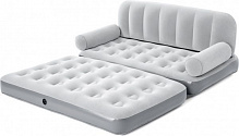 Кровать надувная Bestway Multi-max со встроенным электронасосом 188х152 см серый
