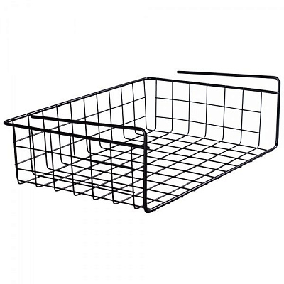 Корзина для посуды и вещей 400x260x12,5 мм черный DC
