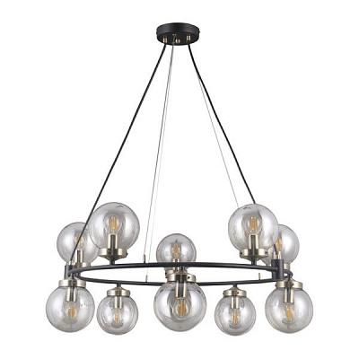 Люстра подвесная Victoria Lighting 10x40 Вт E14 черный Argentina/PL10 