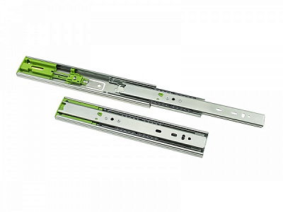 Телескопические направляющие DC 93805 с доводчиком L-400 мм Н-45 мм Премиум Лайн