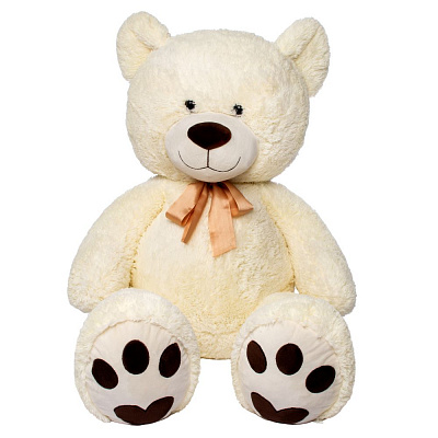 М'яка іграшка INKATOYS Ведмідь Пломбір 132 см світло-бежевий MEDV10_SU