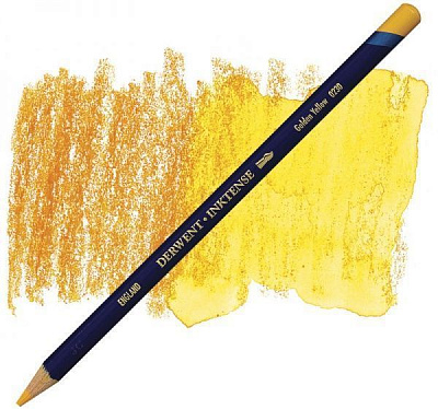 Олівець чорнильний Inktense 0230 Жовтий золотистий Derwent