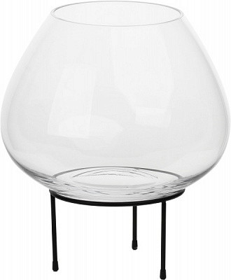 Ваза стеклянная прозрачная Aquarium d32 h25 см Wrzesniak Glassworks