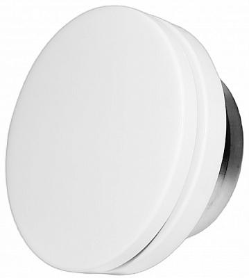 Рамка вентиляционная приточная (анемостат) SVF 125 мм металл белый 