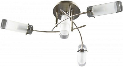 Люстра стельова Інтерклас НСБ 03-4хХХ-252 4xE14 хром MDF 8006/4