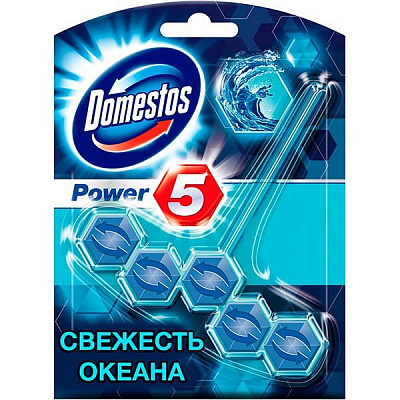 Туалетний блок Domestos Power 5 Свіжість океану 67218112