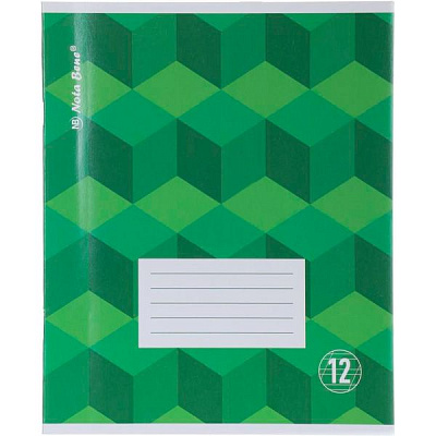 Тетрадь школьная 12 листов косая 2 Nota Bene