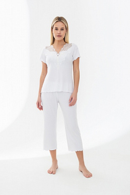 Пижама женская German Volf Лотос р. M белый