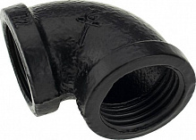 Крепеж DC угловой (2 трубы) d-19 мм черный