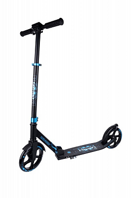 Самокат Tempish NIXIN 200 AL чорний із синім 1050000233/Blue
