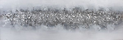 Картина Арт деко блакитна 150x50 см C2100B