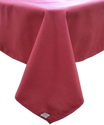 Скатерть Гранат 136x180 см красный 
