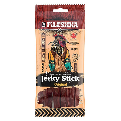 Палички курячі La'Fileshka Jerky Stick Original 35 г