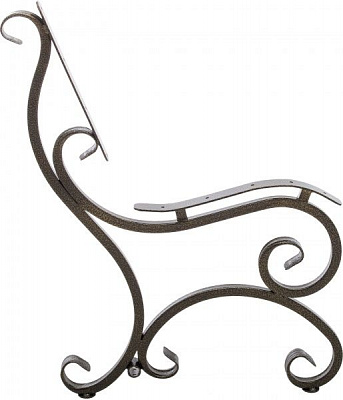 Декоративное изделие Боковина лавки конструктор 800х250 мм античная бронза