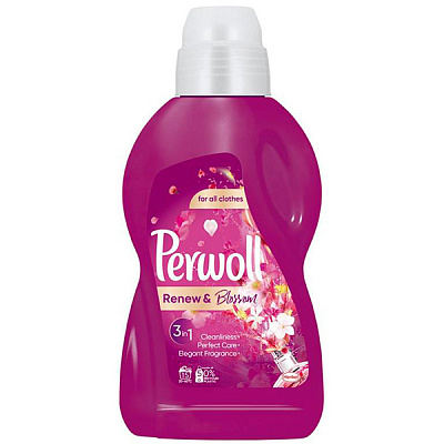 Гель для машинной и ручной стирки Perwoll Восстановление и Аромат 0,9 л