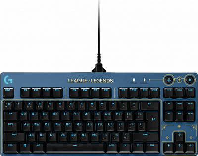 Клавіатура Logitech G PRO Mechanical Keyboard League of Legends Edition - LOL-WAVE2 USB (920-010537)