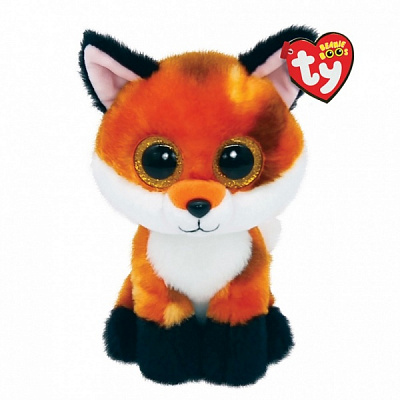 М'яка іграшка TY Beanie Boos Лис Meadow 15 см різнокольоровий 36489