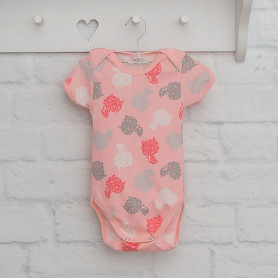 Боди детское для девочки Blanka Кися р.68 розовый 110238 