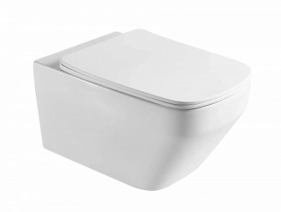 Унітаз підвісний Imprese SKALA TWIST NEW, 55*37*33см, сидіння Duroplast SLIM slow-closing