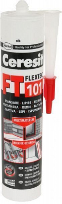 Клей-герметик Ceresit Flextec FT 101 280мл белый