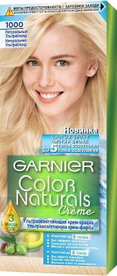 Стойкая крем-краска Color Naturals Color Naturals с тремя маслами №1000 натуральный ультраблонд 40 мл
