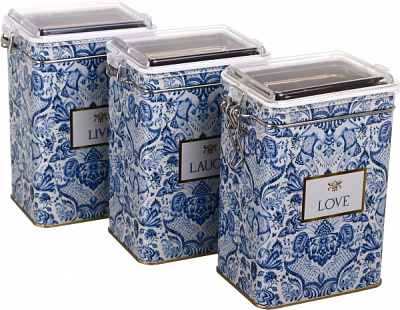 Набір ємностей для зберігання Colour 3 шт. ERB21T6-SET Kontensan