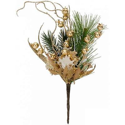 Гілка різдвяна XP112GD 26 см
