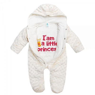 Комбинезон Minikin р.68 молочный 171220668 