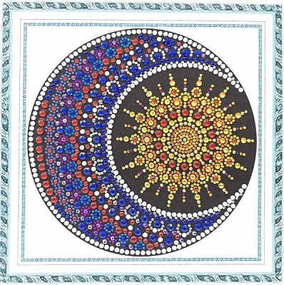 Набор для творчества Солнце и луна 188744 Діамантові ручки 