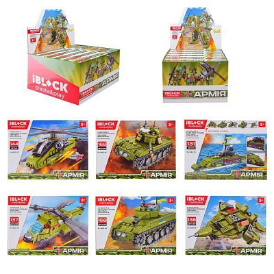 Конструктор Iblock Армія 6 видів в асортименті PL-920-15