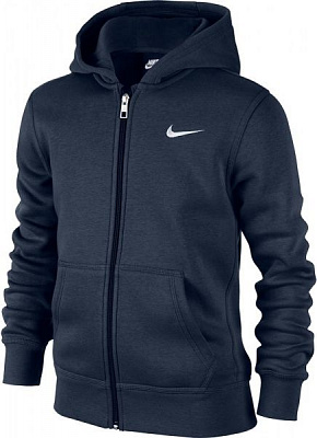 Джемпер Nike B NSW HOODIE YA76 BF FZ 619069-451 р. M черный