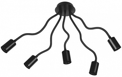 Люстра стельова Ledvance Vintage Edition 1906 Pipe Flex 5x60 Вт E27 чорний