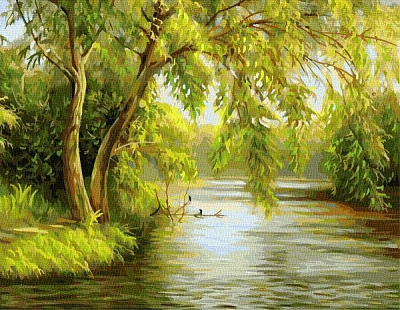 Картина за номерами Верба BookOpt