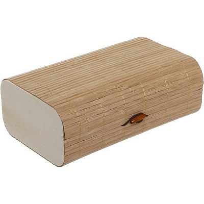 Сундук для украшений Натуральный бамбук 20x12.5 см