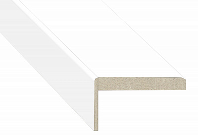 Лиштва телескопічна прямокутна ОМіС 8х70х2200 мм білий емалекс