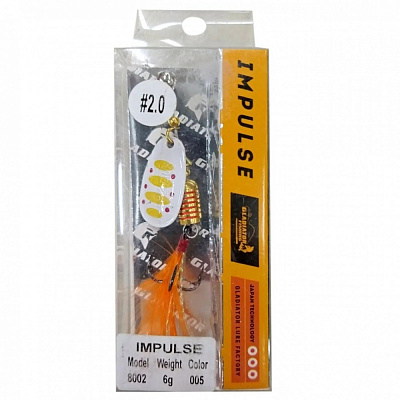 Блесна-вертушка Gladiator (сердечник латунь) 8002 #0.0/005 3 г