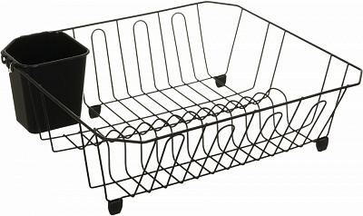 Сушилка для посуды Flamberg Premium Civico 36,5x32,5x11,5 см черный