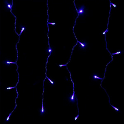 Електрогірлянда-штора Феєрія блакитна QC2024 вбудований світлодіод (LED) 270 ламп 2,7 м