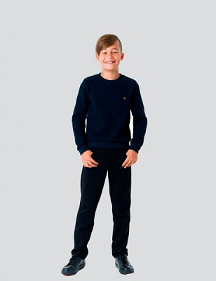 Джемпер для мальчика Smil 116455 р.122 темно-синий 