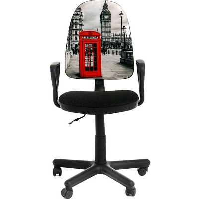 Кресло Nowy Styl Saturn GTP (CH) ZT-24 London черный 