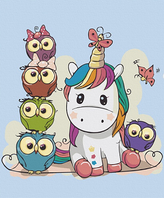 Картина по номерам Сказочные друзья 15525-AC 40х50 см ArtCraft 