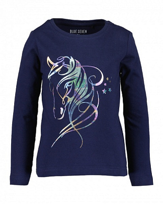 Реглан для девочки Blue Seven Спирит р.128 ультрамарин 750737 X* 
