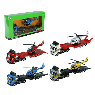 Автомобіль Автопром 1:64 Трейлер AP7509