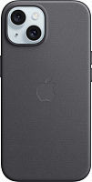 Чехол Apple FineWoven Case with MagSafe для Apple iPhone 15 black (MT393ZM/A)