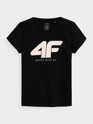Футболка 4F J4L21-JTSD206B-20S р.152 чорний