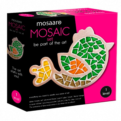 Набір для творчості Mosaaro Кришталева скломозаїка Птах MA1005