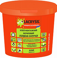 Клей універсальний монтажний Lacrysil Сумасшедшая липучка 3 кг 