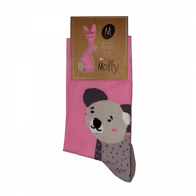 Носки женские Molly Коала р. 23 