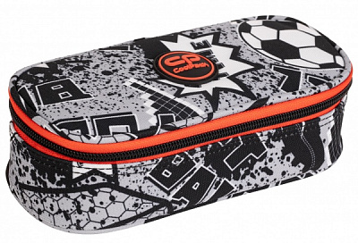 Пенал Campus Grey Ball CoolPack чорний із малюнком